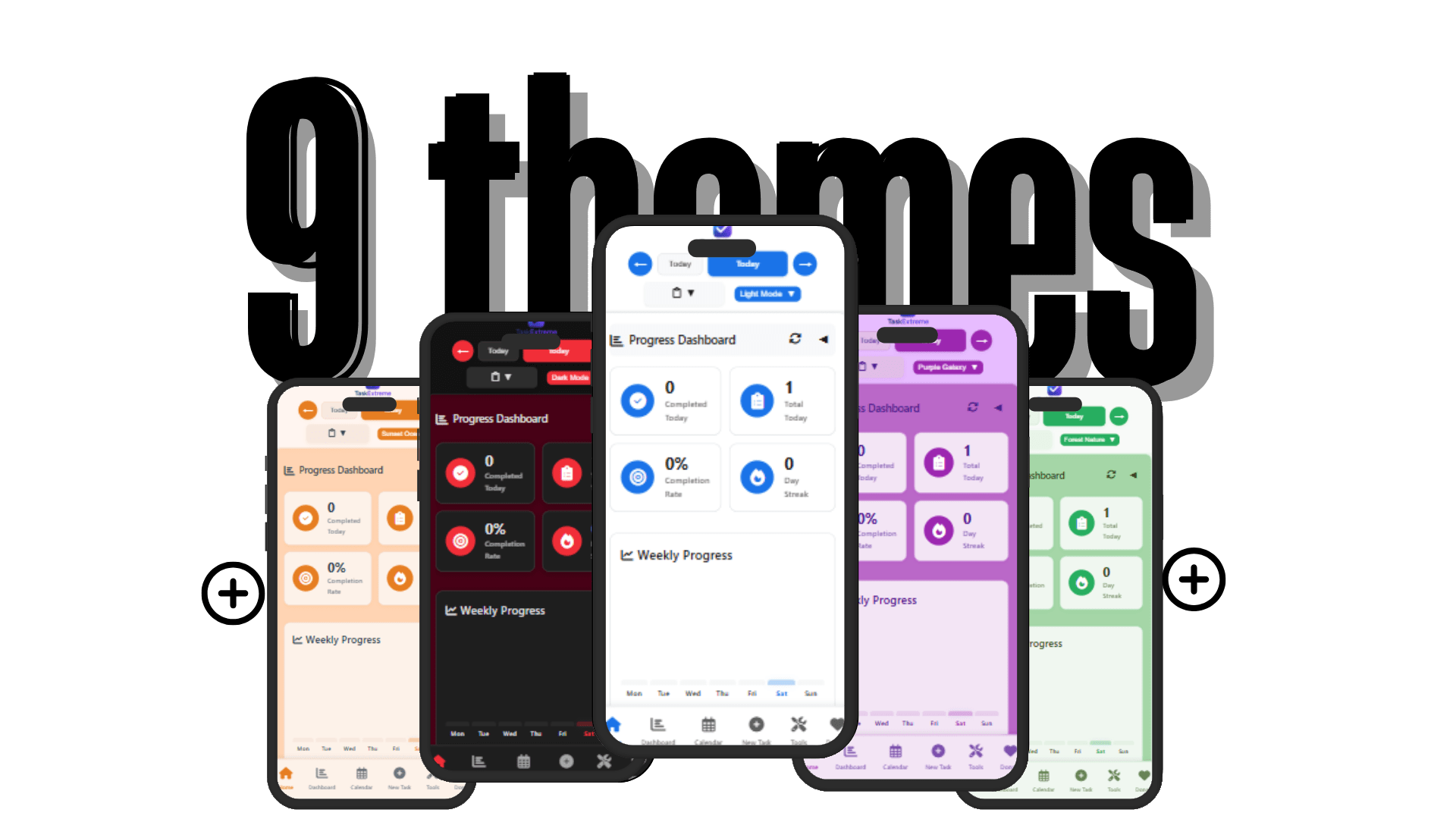 TaskExtreme Themes on Mobile